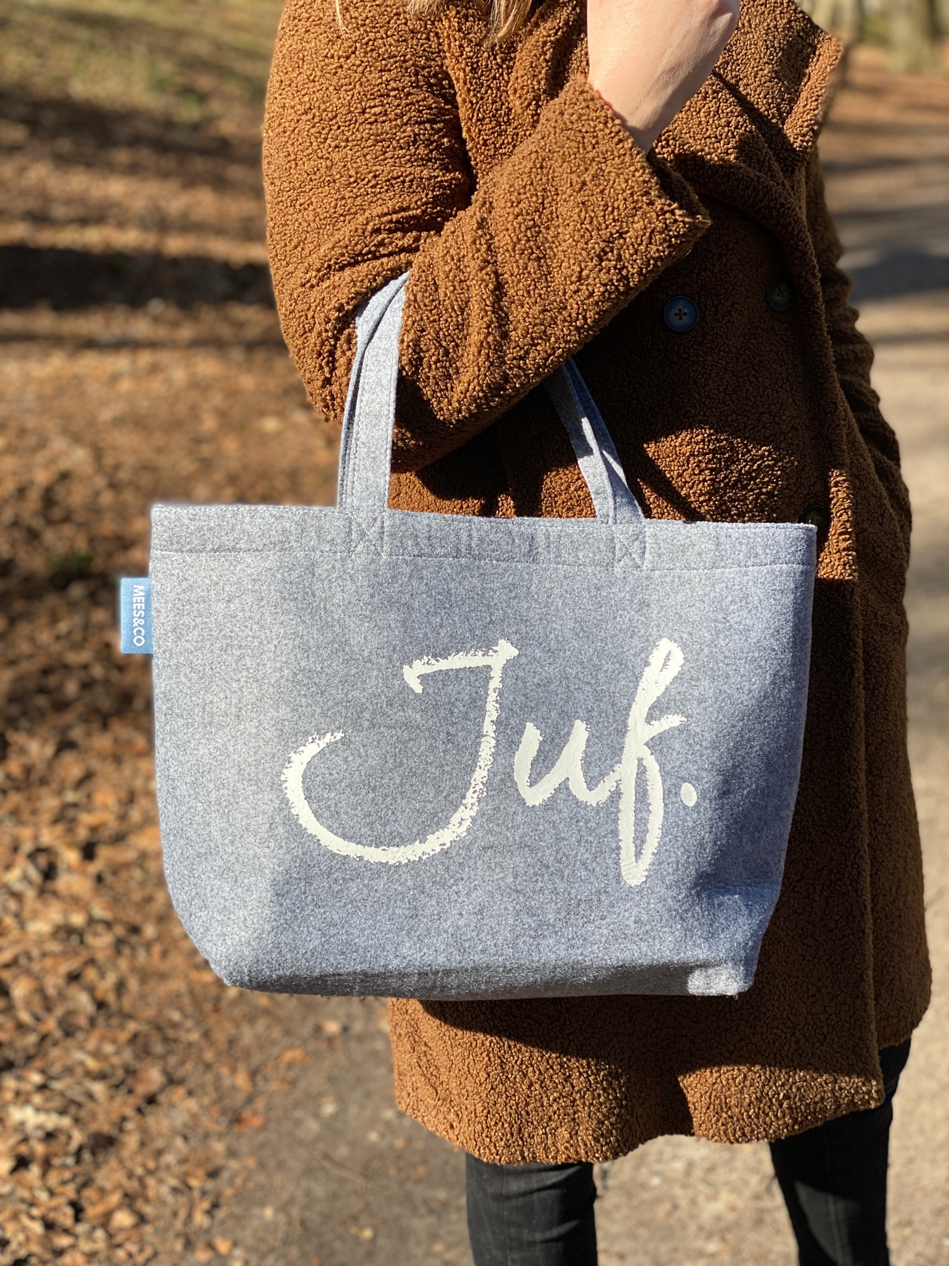 JUF. vilten shopper krijt