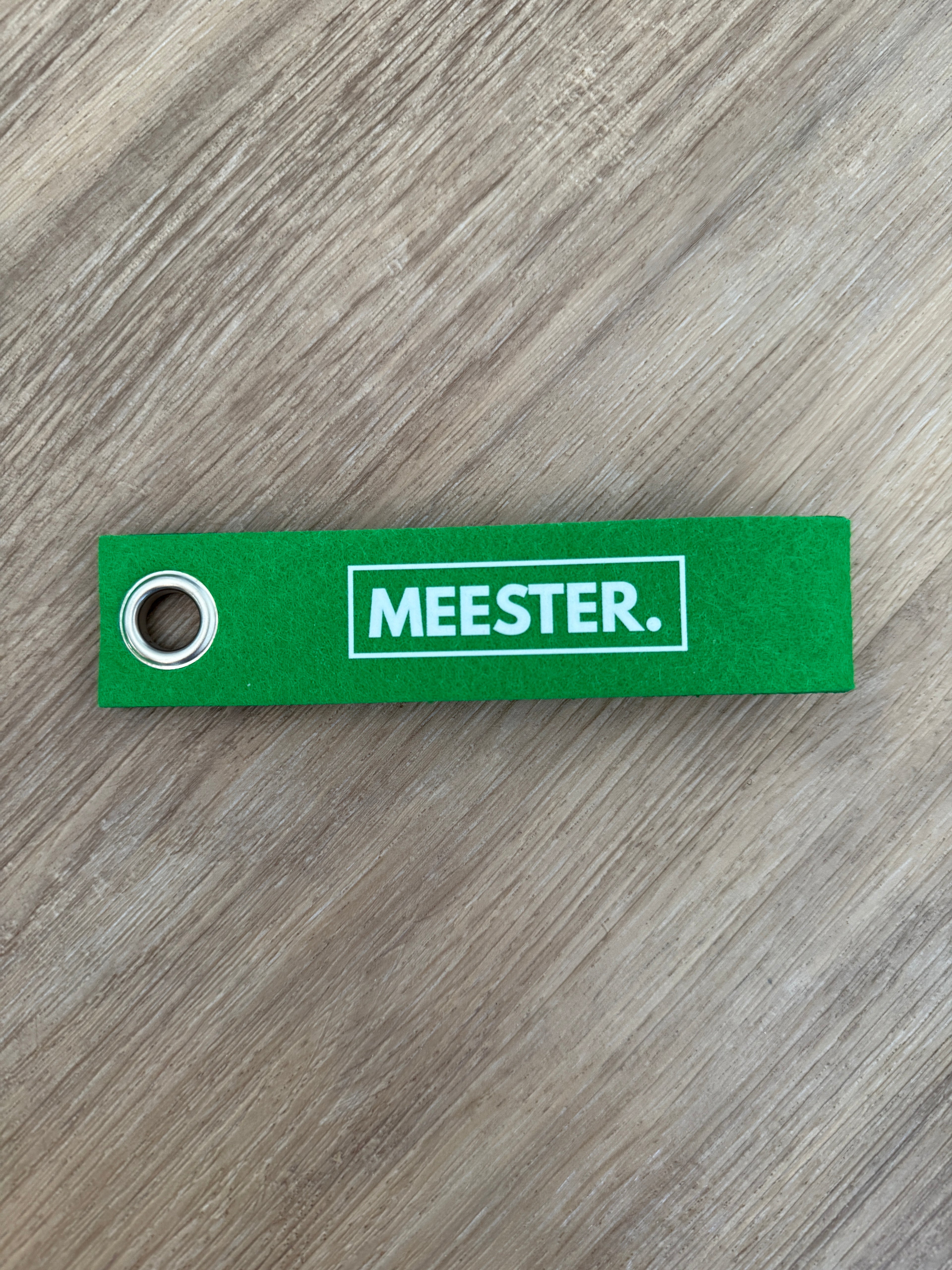 MEESTER. Sleutelhanger Klas