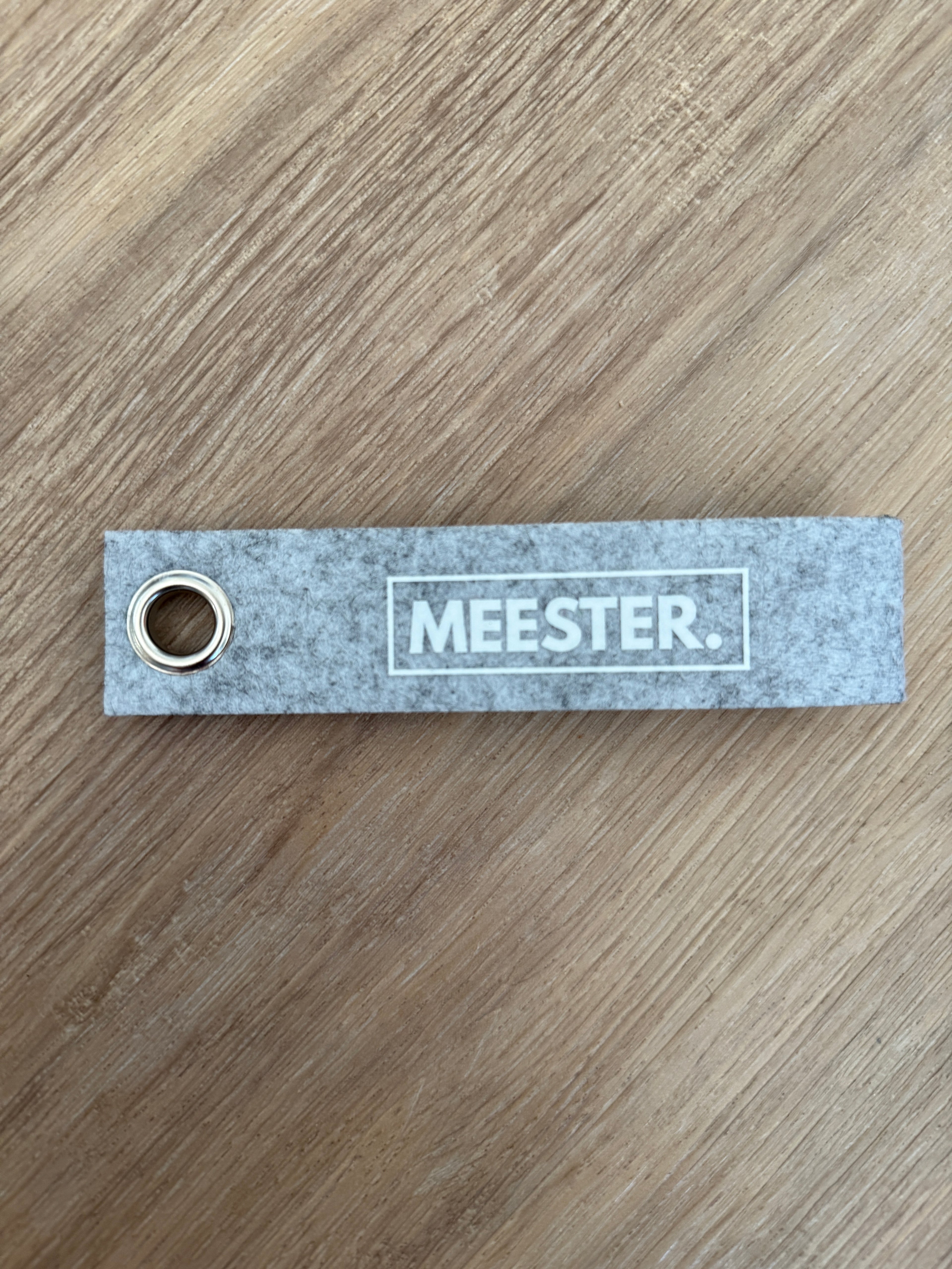 MEESTER. Sleutelhanger Klas