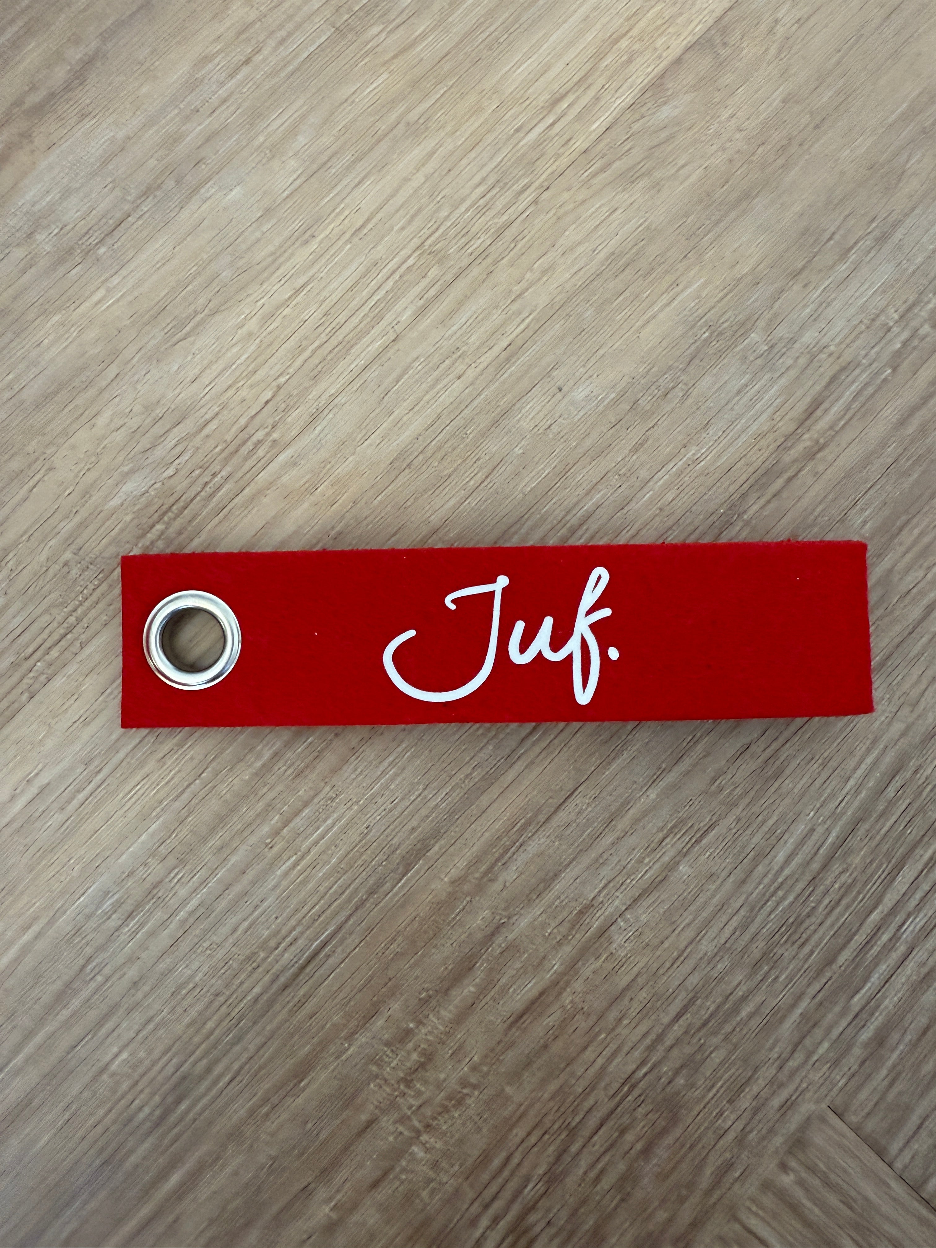 JUF. Sleutelhanger Krijt
