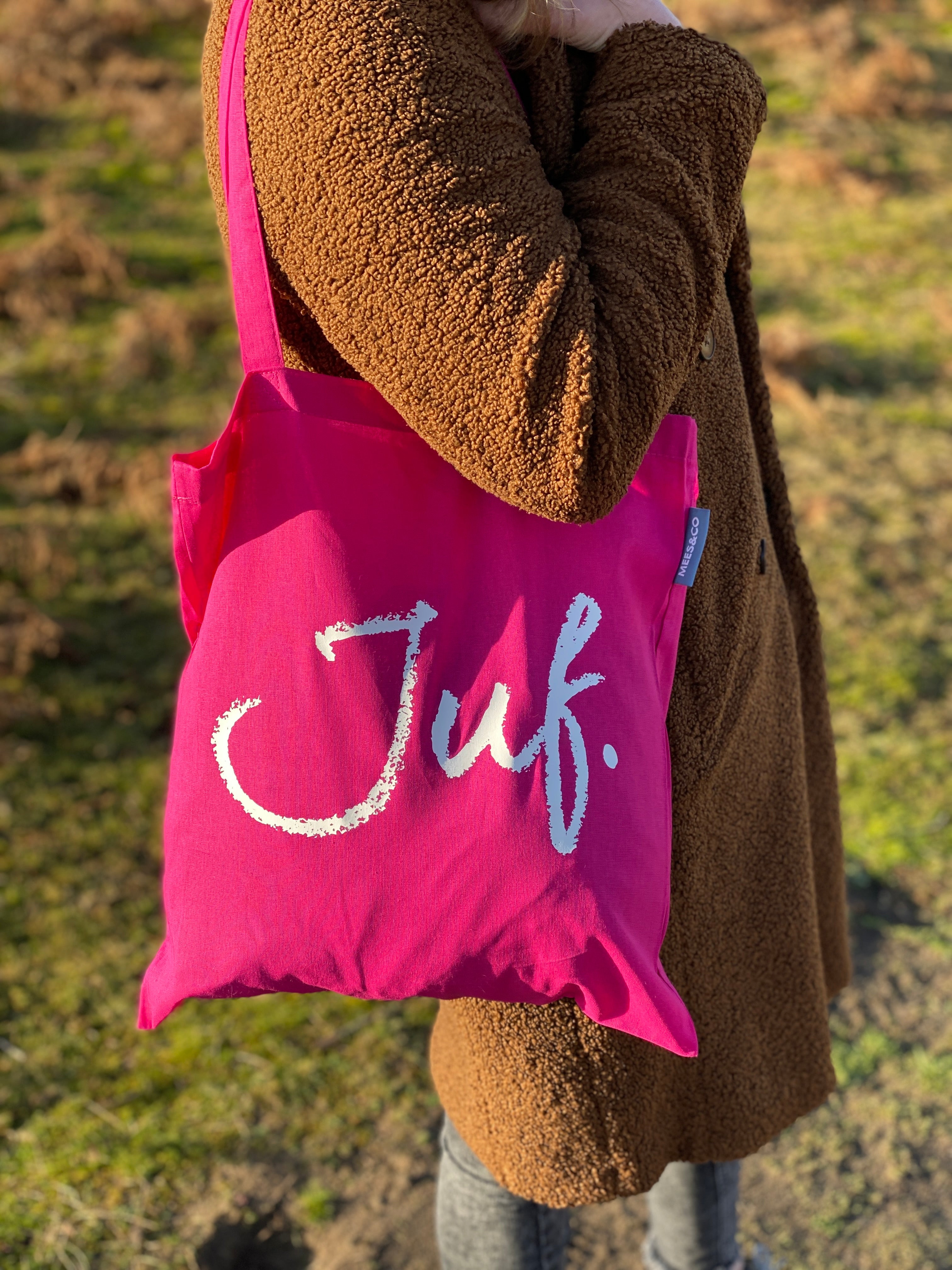 JUF. Katoenen tas Krijt