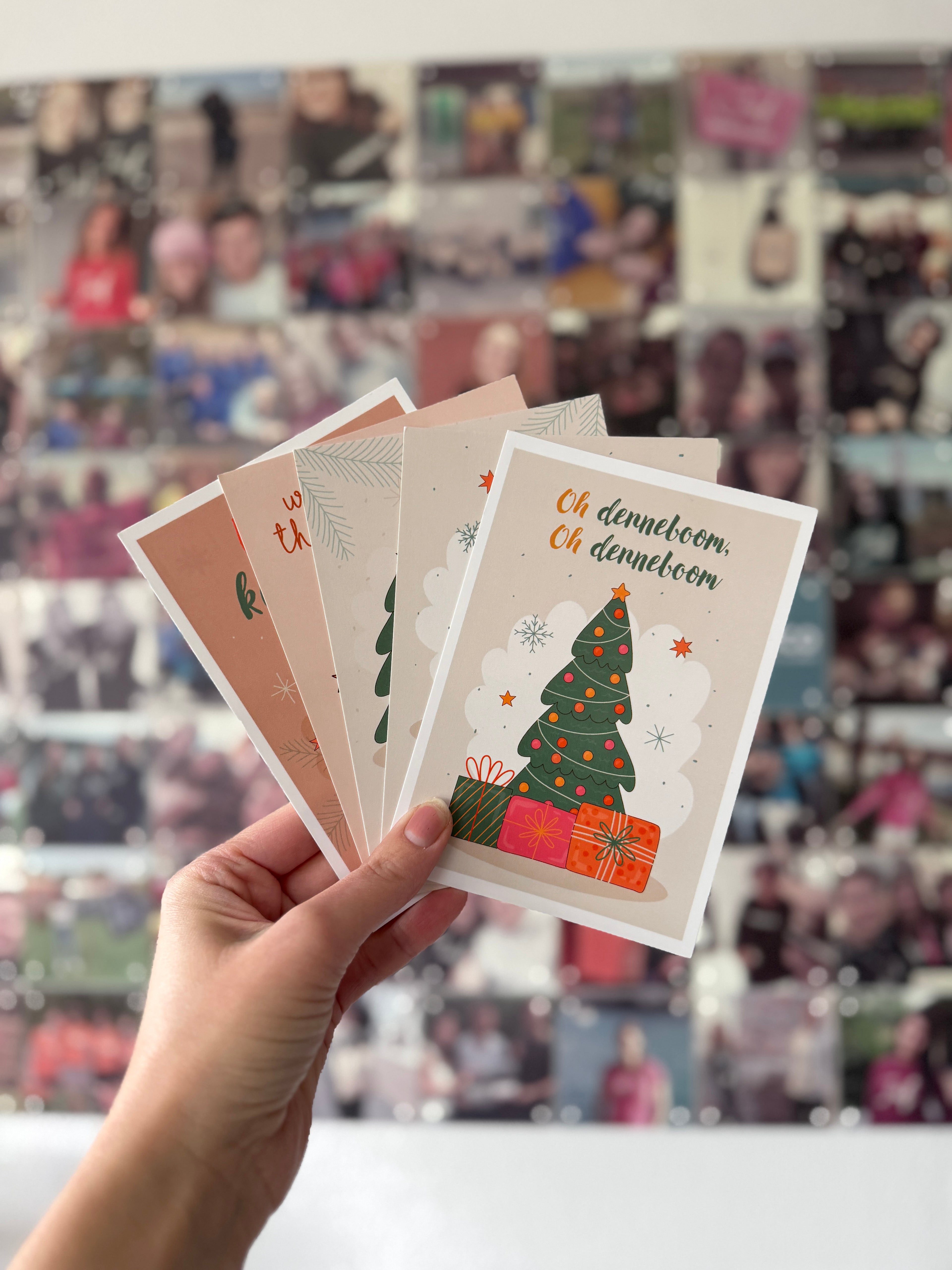 JUF. Kerst Kaartenset (5 stuks)