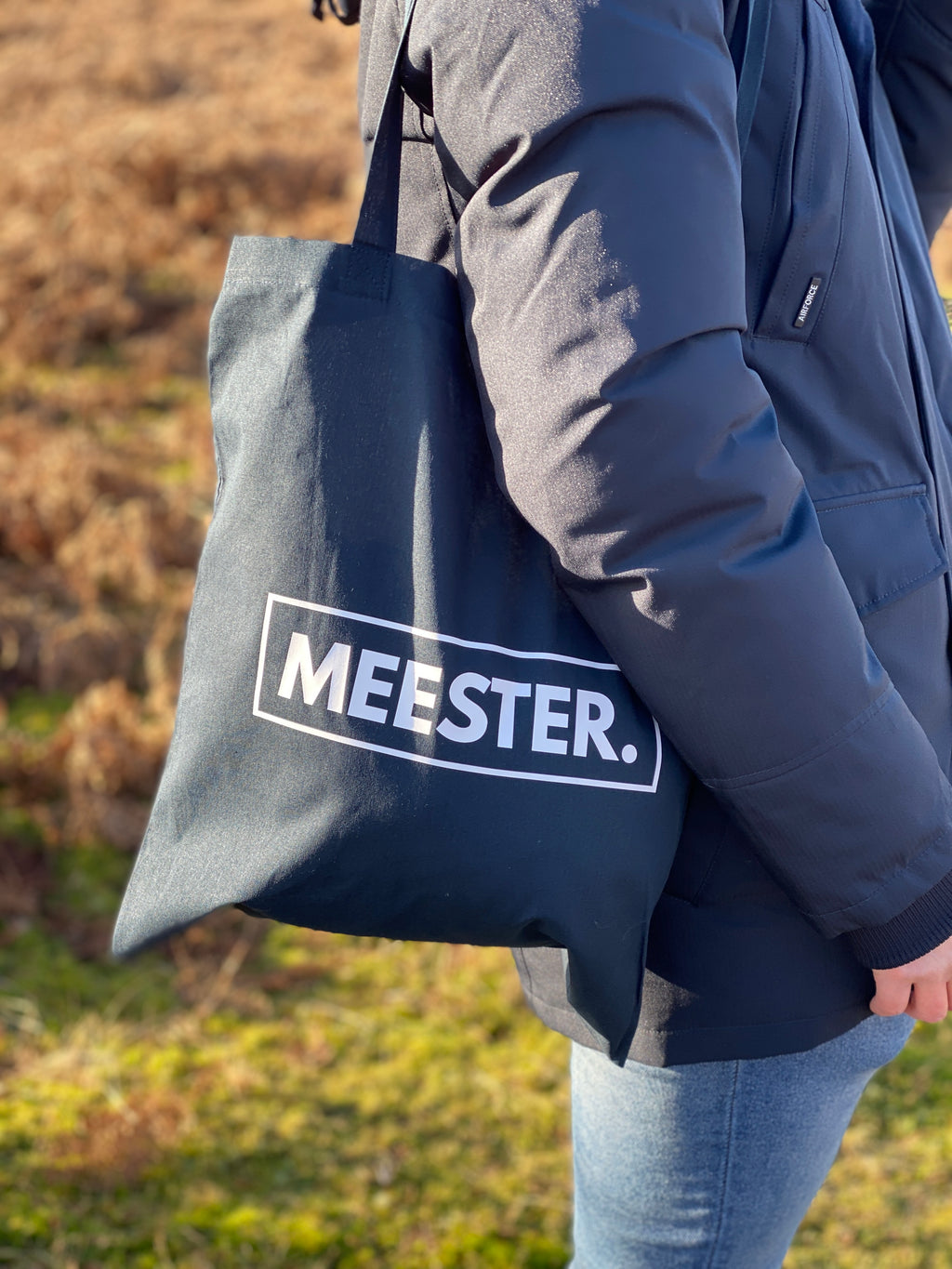 MEESTER. Katoenen tas