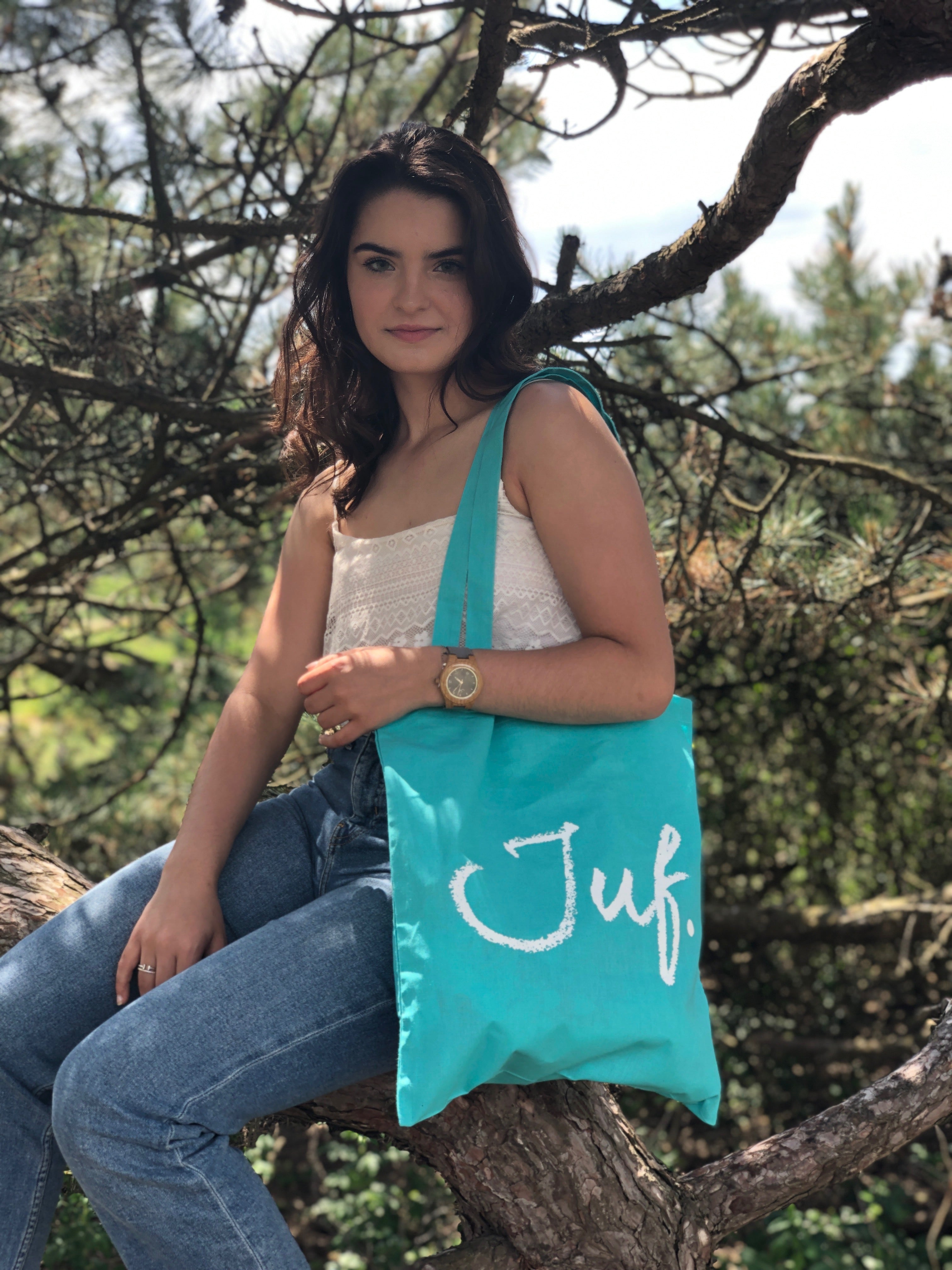 JUF. Katoenen tas Krijt
