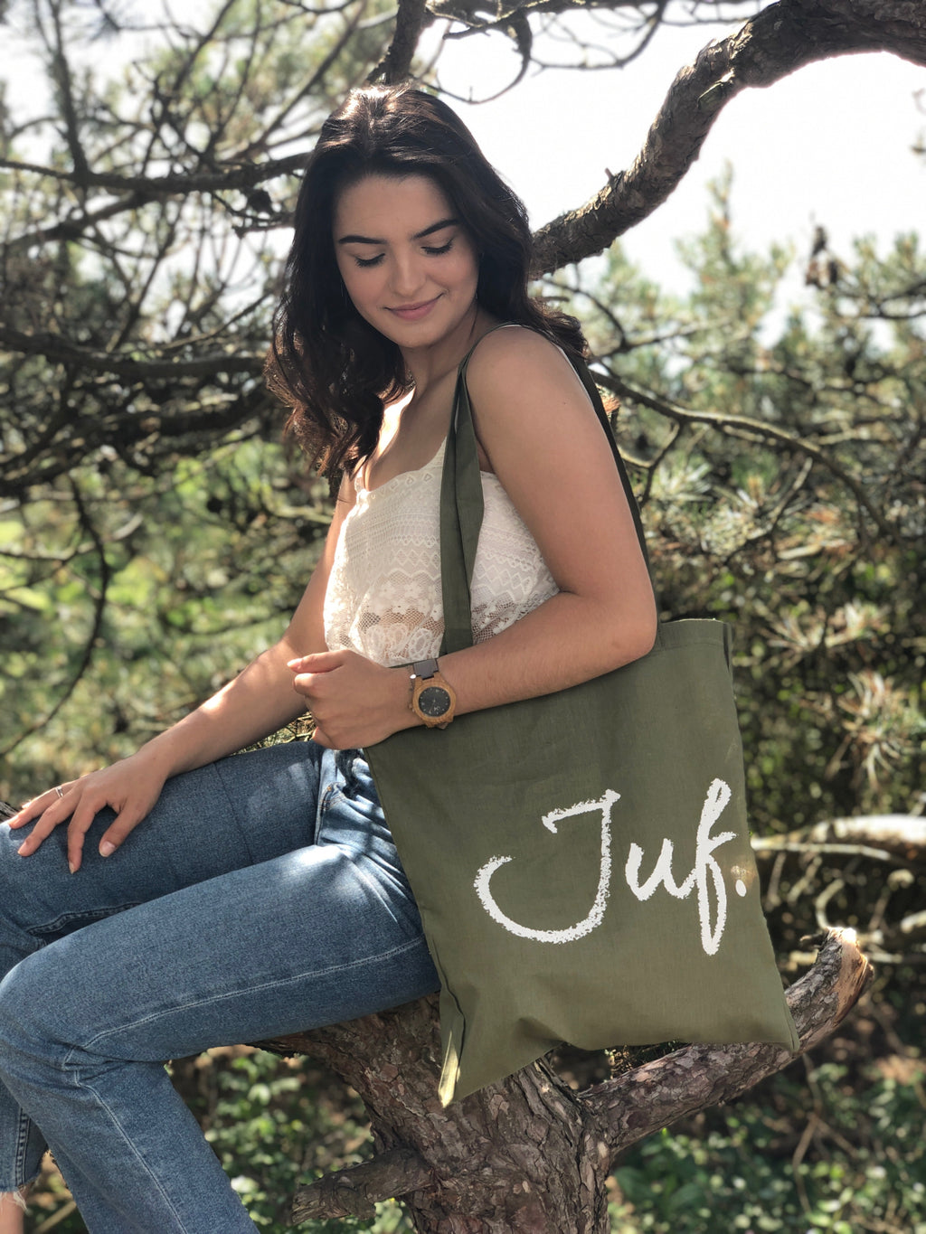 JUF. Katoenen tas
