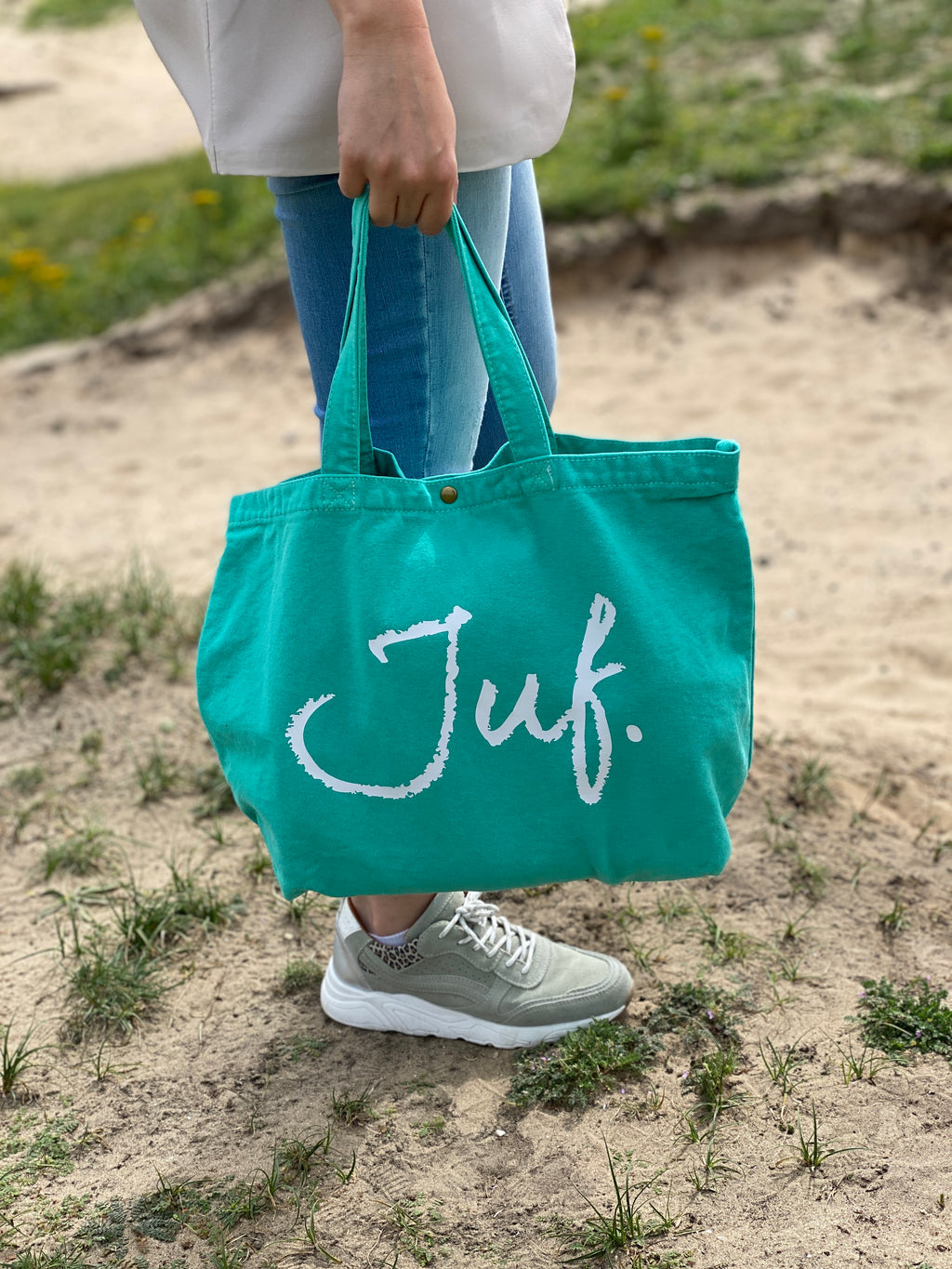 JUF. Canvas shopper