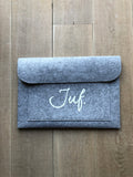 JUF. vilten laptophoes tot 15,6 inch