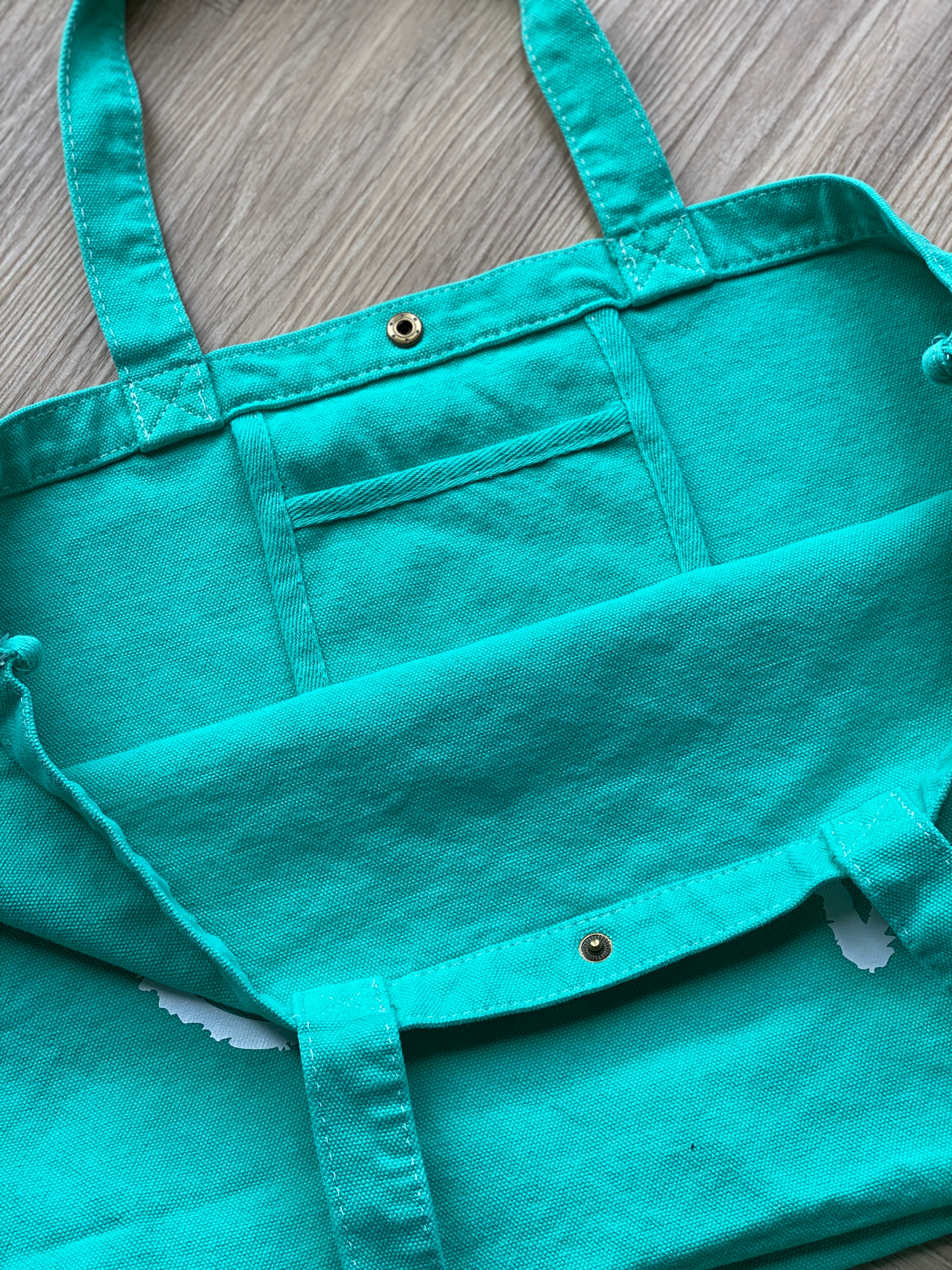JUF. Canvas shopper Krijt