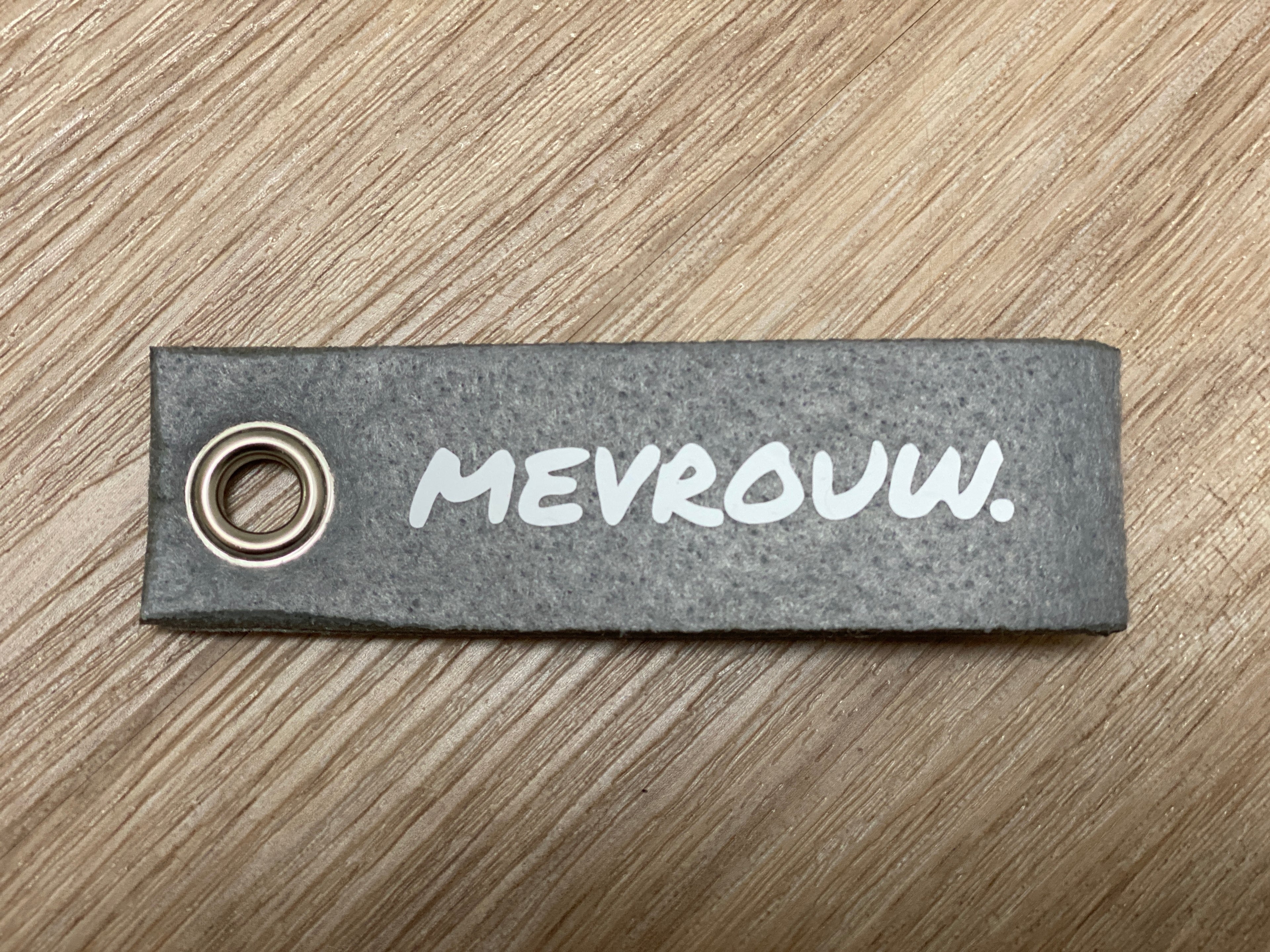 MEVROUW. Sleutelhanger