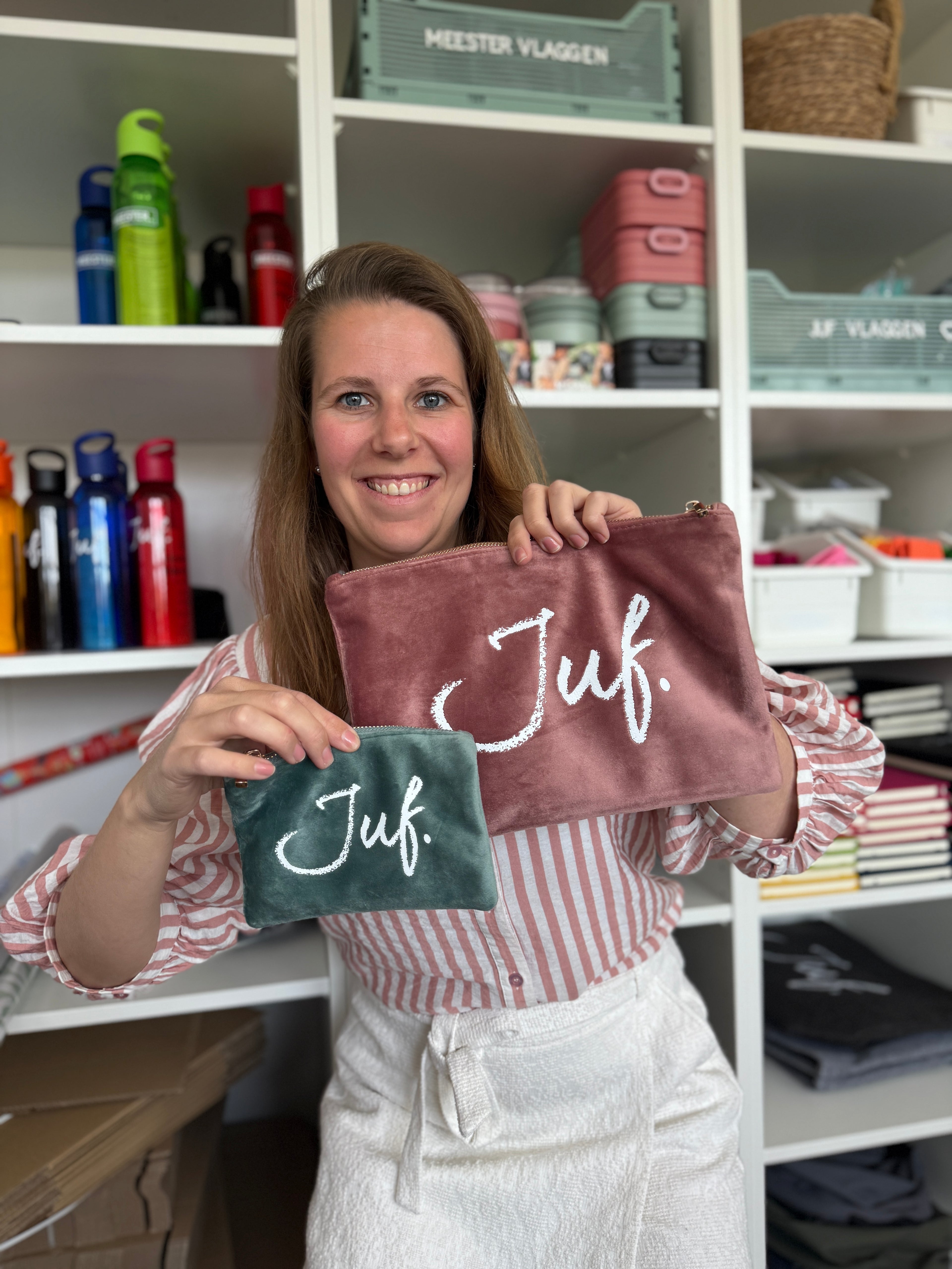 JUF. Velvet Etui Krijt Klein