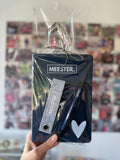 Cadeaupakket MEESTER. notitieboekje + sleutelhanger + pen blauw
