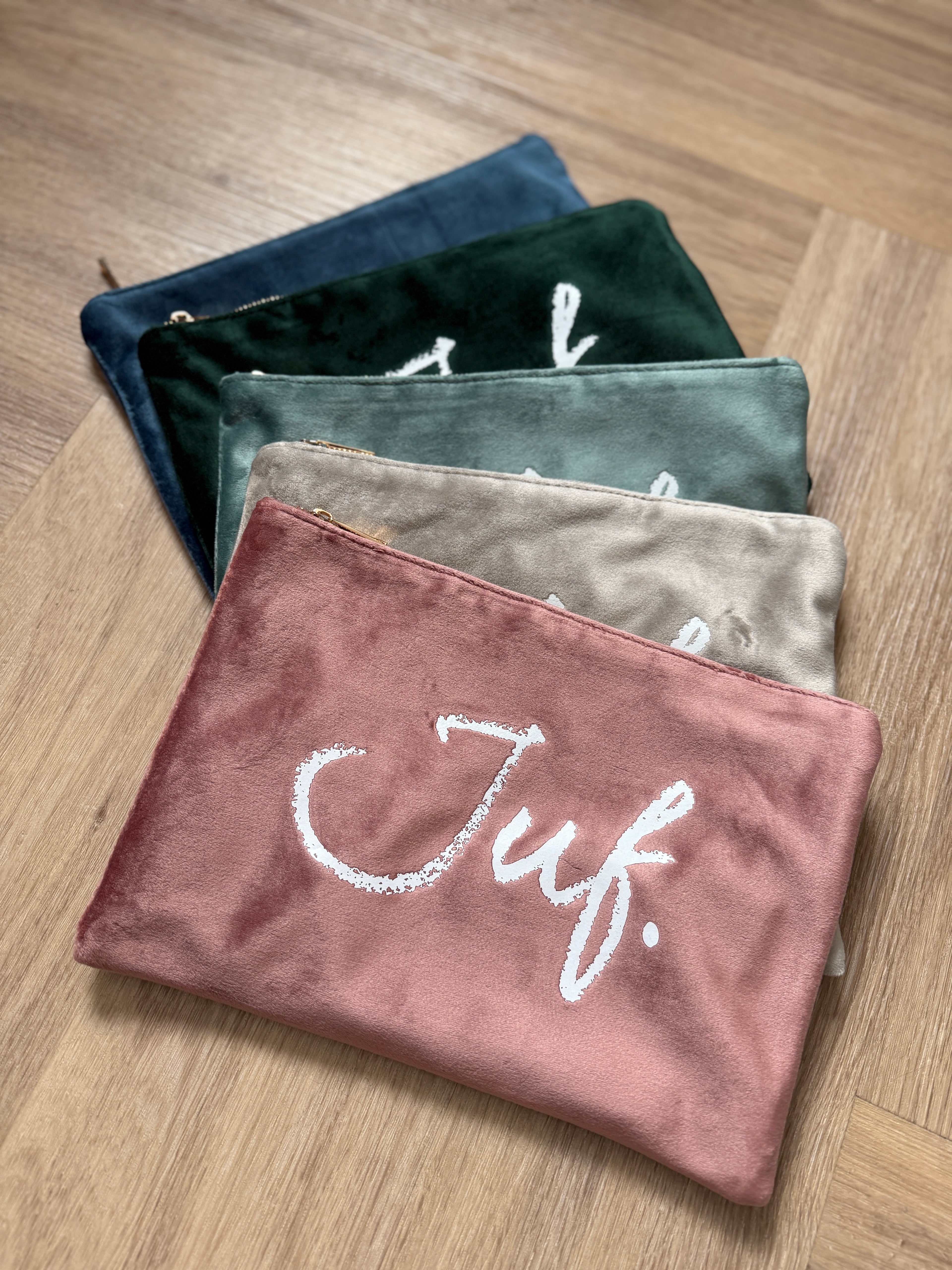JUF. Velvet Etui Krijt Groot