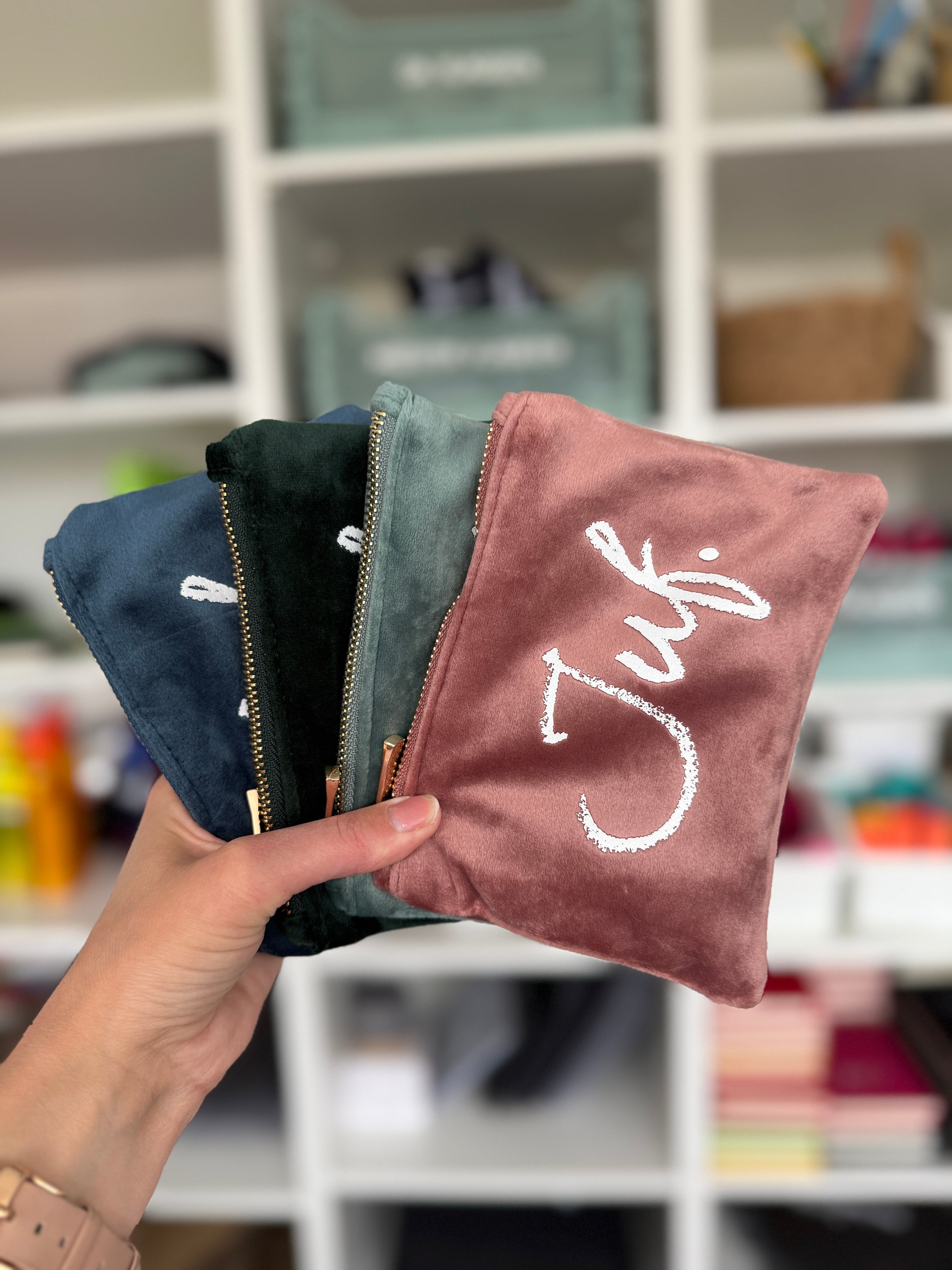 JUF. Velvet Etui Krijt Klein