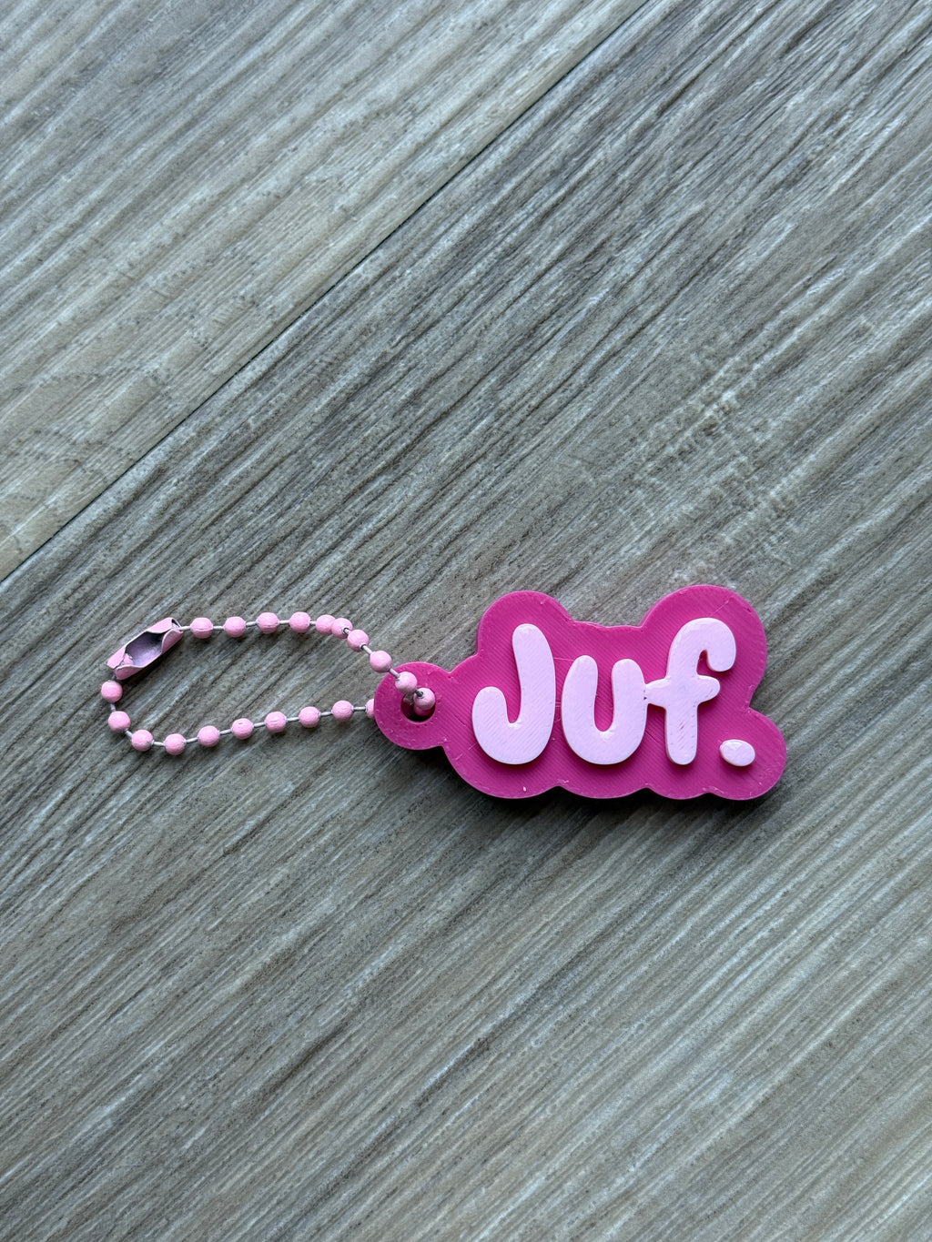 JUF. Sleutelhanger 3D