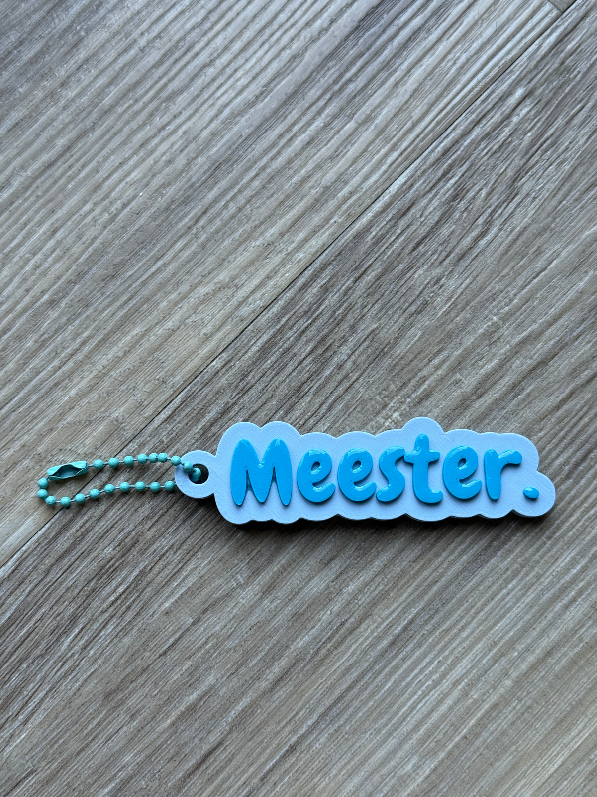 MEESTER. Sleutelhanger 3D