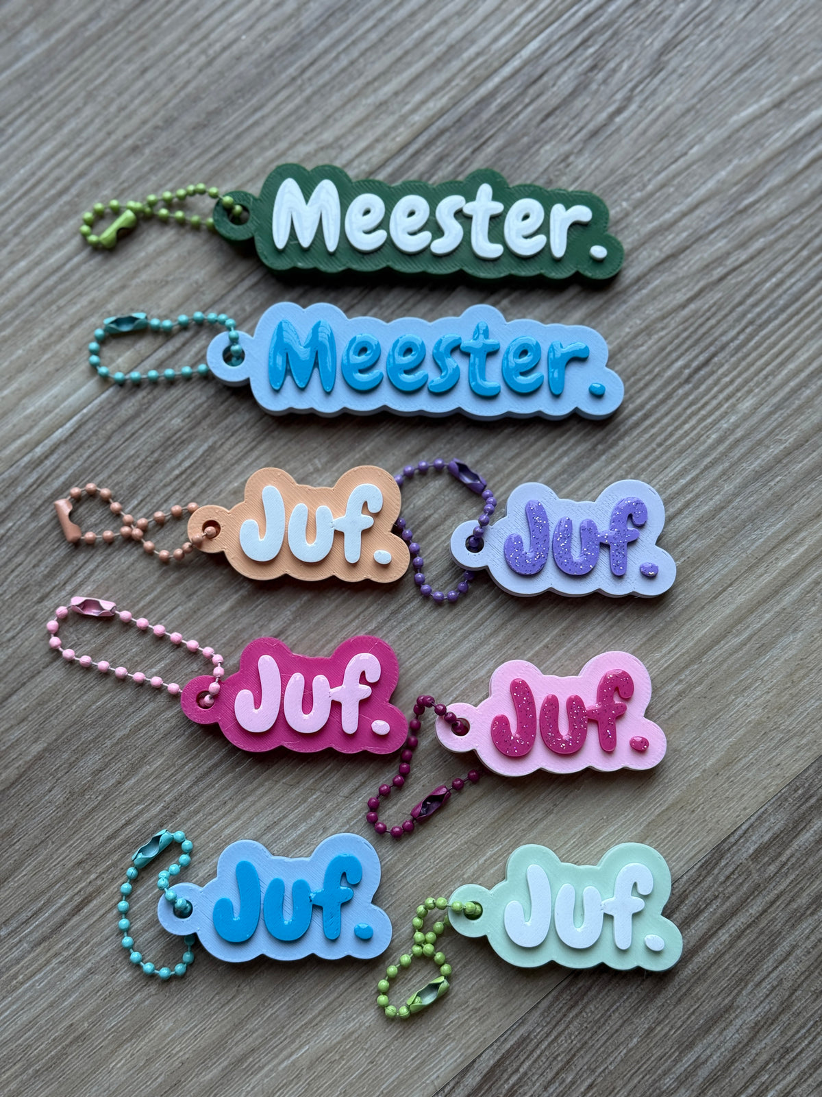 JUF. Sleutelhanger 3D