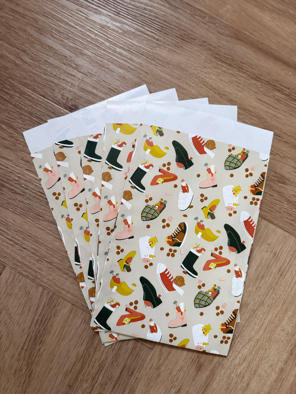 Cadeauzakjes Sinterklaas Klein 5 stuks