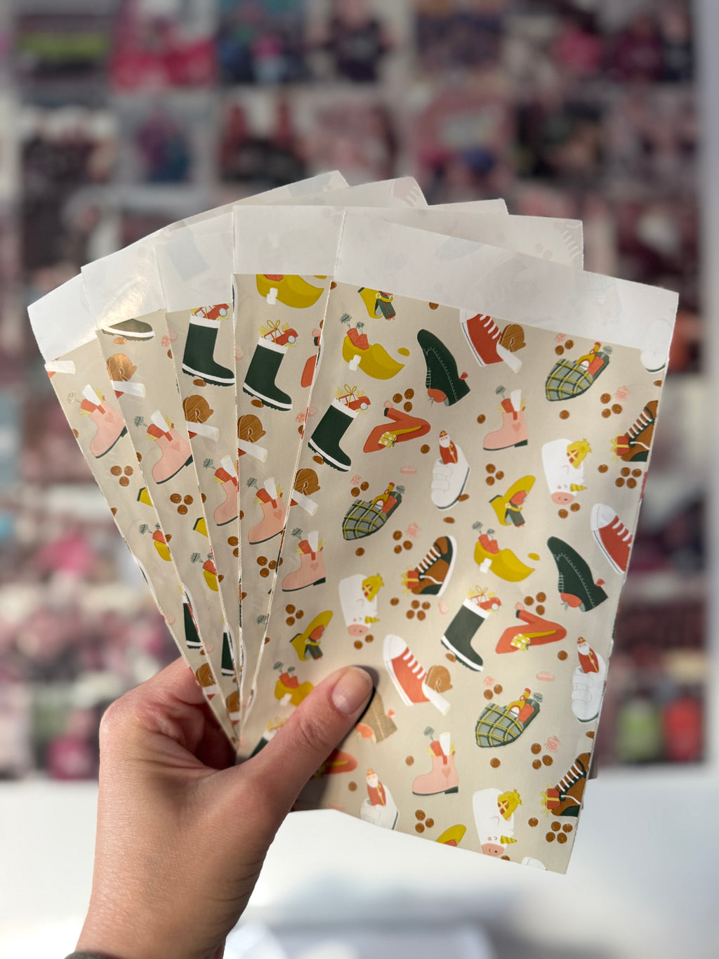 Cadeauzakjes Sinterklaas Klein 5 stuks