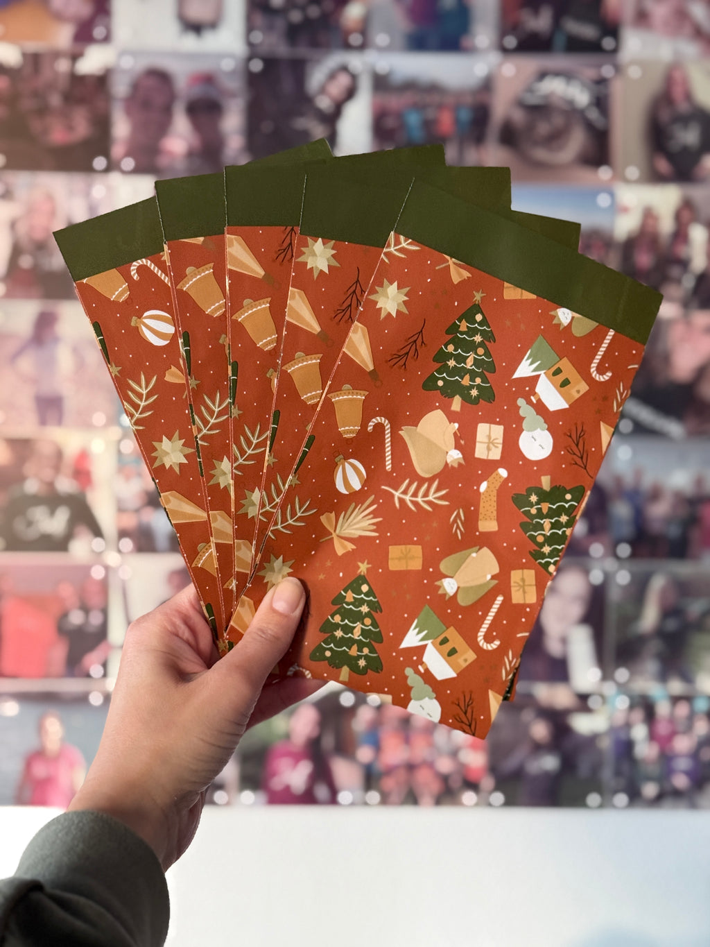 Cadeauzakjes Kerstmis Klein 5 stuks