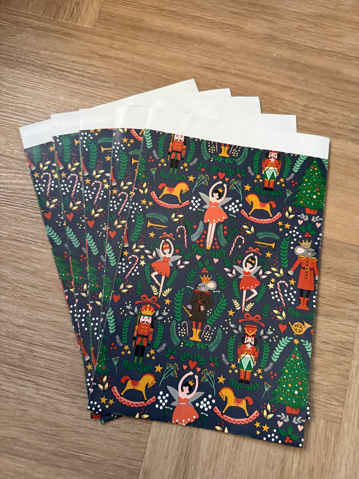 Cadeauzakjes Kerstmis Groot 5 stuks