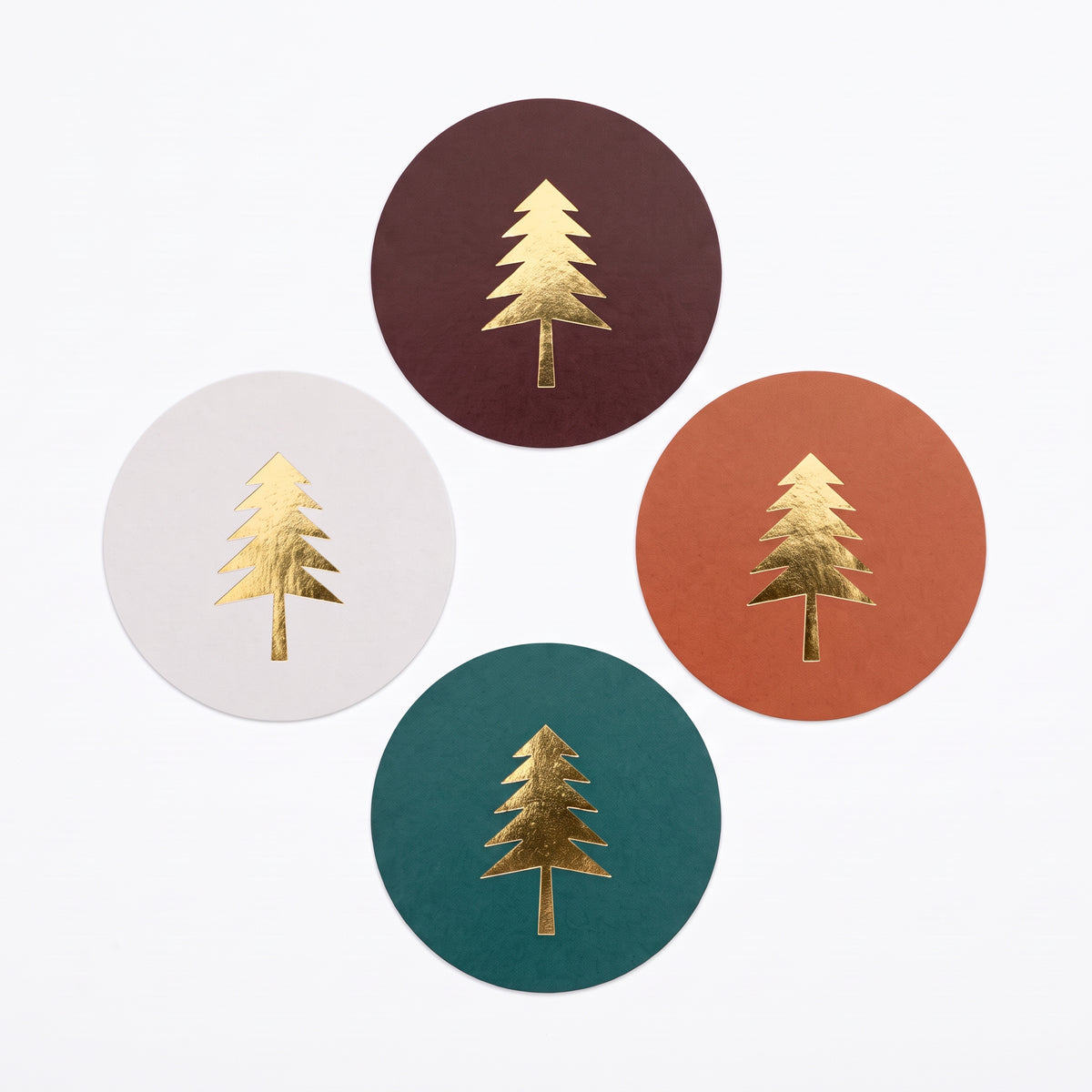 Cadeaustickers Kerstmis Klein 4 stuks