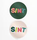 Cadeaustickers Sinterklaas Groot 4 stuks
