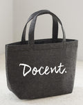 DOCENT. vilten shopper krijt