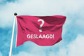 Geslaagd Vlag 'Eigen tekst'